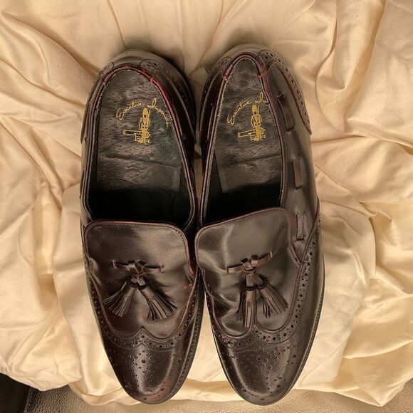 VTG O\'SULLIVAN EXECUTIVE IMPERIAL  10D  OXFORD LEATHER WING‎ TIP DRESS SHOES main image 7